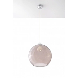 Nowoczesna lampa wisząca MARCO SL.0274 chrom/grafit 1xE27