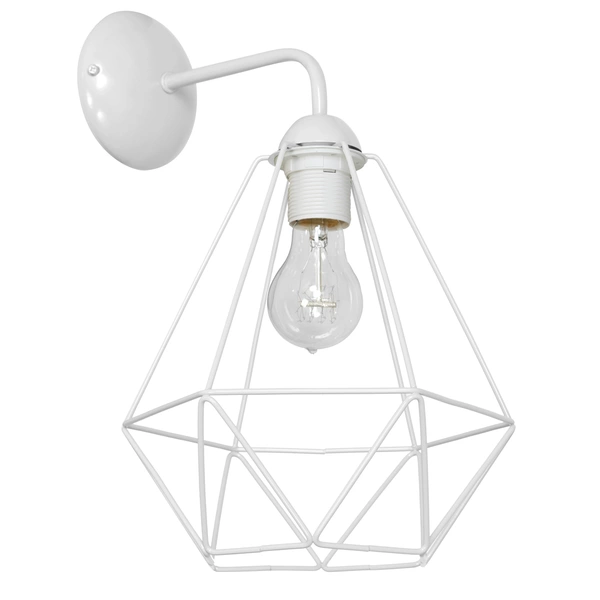 Kinkiet BASKET, biały, 1x60W E27, MLP7211