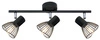 Lampa sufitowa FLY listwa 93-61911 czarny/chrom 3xE14