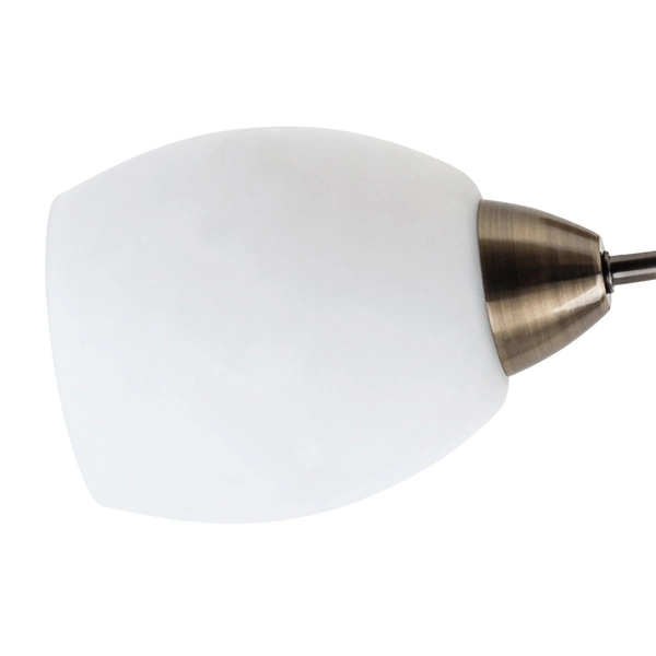 Lampa sufitowa Pisa 3xE27 maks. 60W patynowany metal/białe szkło 8280311