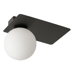 Nowoczesny plafon do biura i domu ARGON G9 12W szer. 25cm | czarny