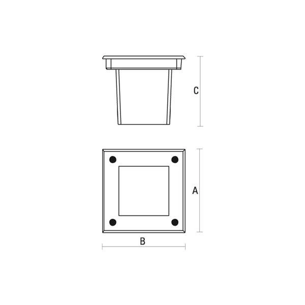 LUKKA 16 LED 230V 1.5W IP67 WW GRUNTOWE &