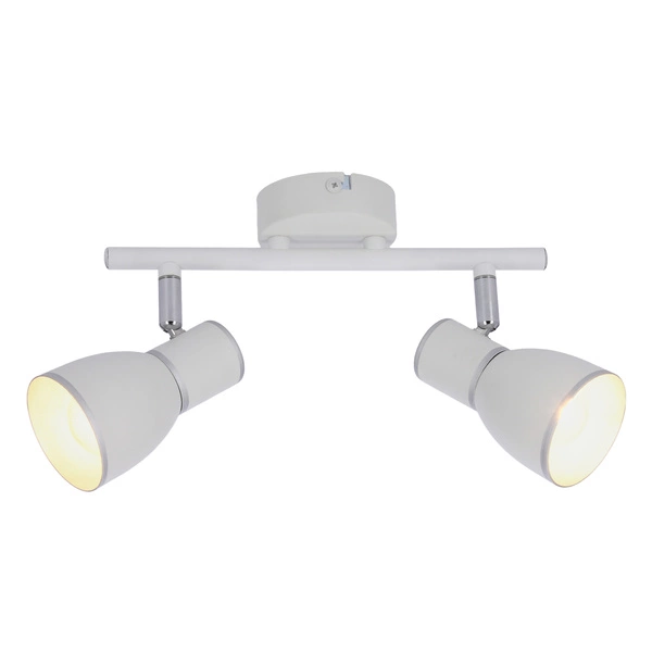 Lampa sufitowa FIDO listwa 92-63373 biały/chrom 2xE14