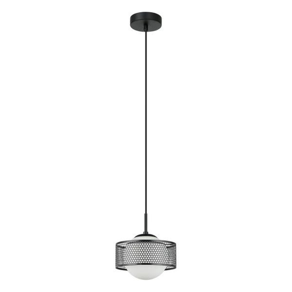 Lampa wisząca Lomica śr. 20cm E27 | czarny