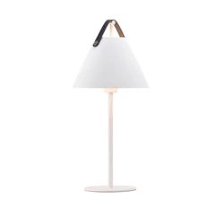 Lampa stołowa STRAP E27 40W Metal | Biały