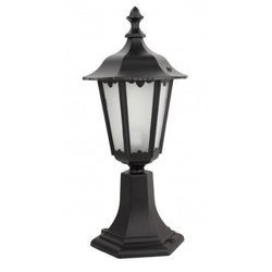Klasyczna lampa stojąca zewnętrzna RETRO MIDI K 4011/1/M | czarny