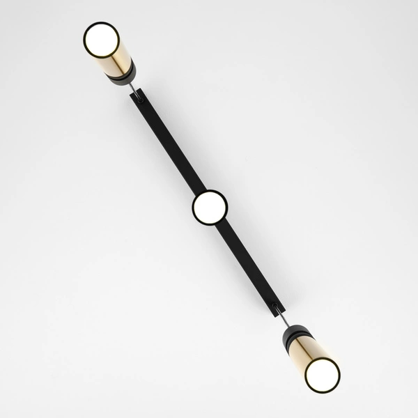 Nowoczesna Lampa wisząca ALAS wys. 120cm 3xG10 14W IP20 | Złoty