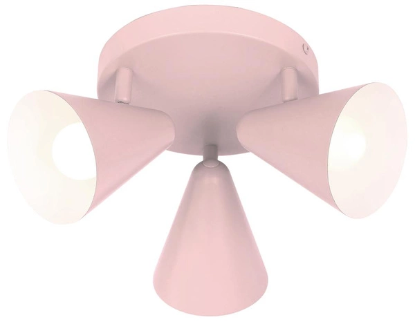 Nowoczesna lampa sufitowa AMOR plafon 98-68811 jasny róż 3xE14