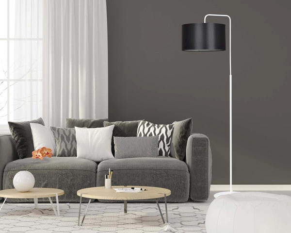 Lampa podłogowa Emibig TRAPO LP1 WH Czarny 571/1