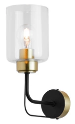 Nowoczesny Kinkiet CERES wys. 31cm 1xE27 15W IP20 | Złoty