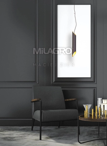 Lampa wisząca LIBRA, czarny/złoty, 1x40W E14, MZ5009