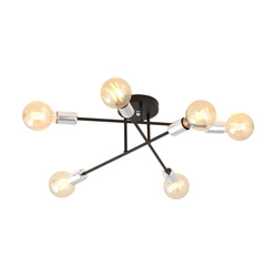 Lampa sufitowa Emibig VEKEN 6B SILVER 1174/6B