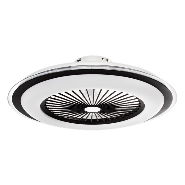 plafon lampa sufitowa LED ZONDA BLACK 48W z wentylatorem oraz funkcją ściemniania
