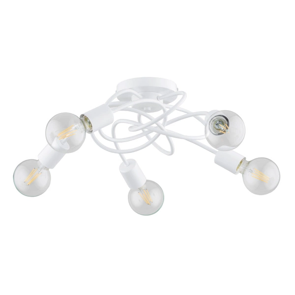 Lampa sufitowa ALFA MAXIS BIAŁA 5xE27 51cm | 63200