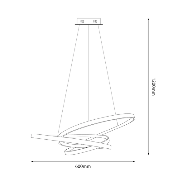 Lampa wisząca EMPOLI 55W LED 4000K
