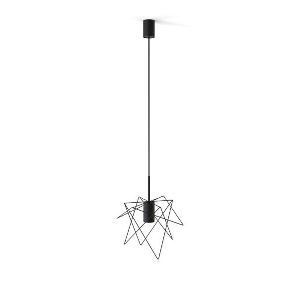 Lampa wisząca GSTAR śr. 30cm GU10 | czarny 7795