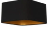 Lampa podsufitowa NAPOLI BLACK/GOLD 1xE27