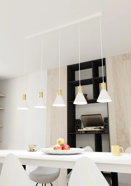 Lampa wisząca Emibig ROSA 5 WH 1389/5