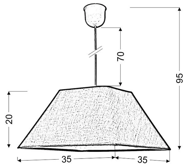 Nowoczesna lampa wisząca ROBIN 31-03294 fioletowa 1xE27