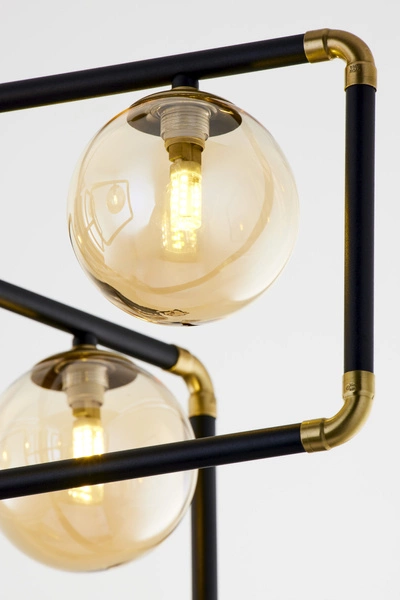 Nowoczesny Żyrandol IBRA wys. 82cm 5xG9 14W IP20 | Złoty