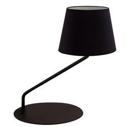 Stylowa lampka biurkowa stołowa nocna LIZBONA LAMPKA czarny 50225