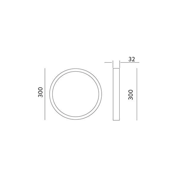 Oprawa LED SIGARO CIRCLE PREMIUM 24W barwa NEUTRALNA
