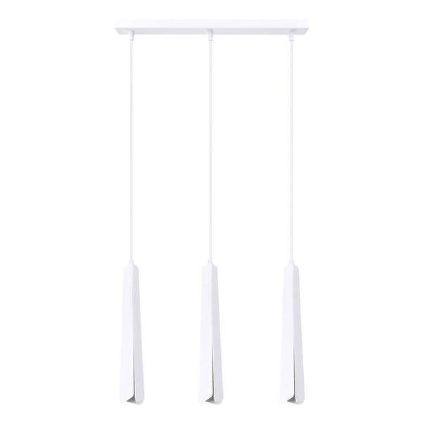 Lampa wisząca PRYSM 3L biała