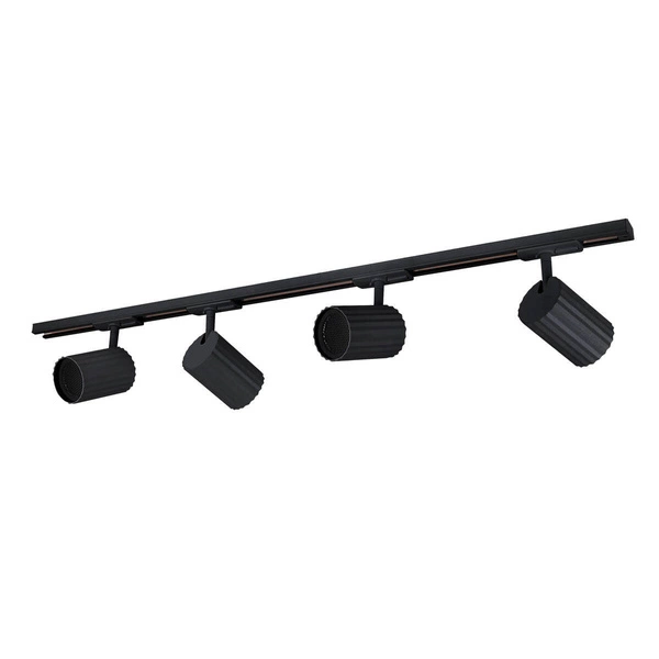 Zestaw szynoprzewodu Tokio SET 1F, czarny, 4x40W GU10