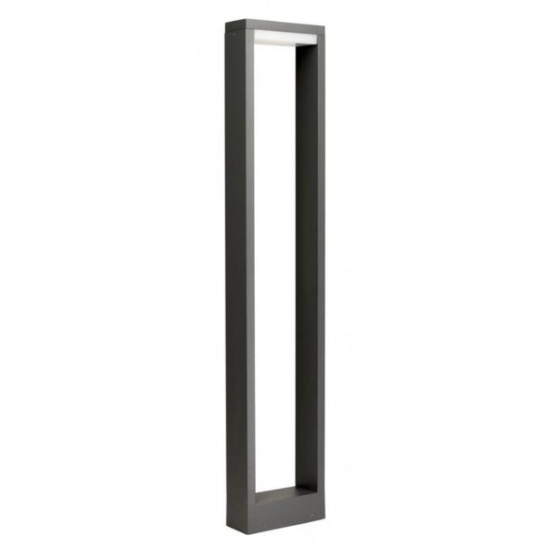 Nowoczesny słupek ogrodowy 80cm LED Form YB19502 | ciemny popiel