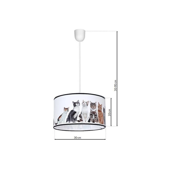 Lampa Wisząca CATS 1xE27 MLP4281