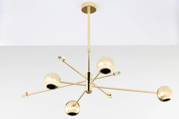 Nowoczesny Żyrandol MOKA wys. 47-69cm 4xG9 4xGU10
14W IP20 | Złoty