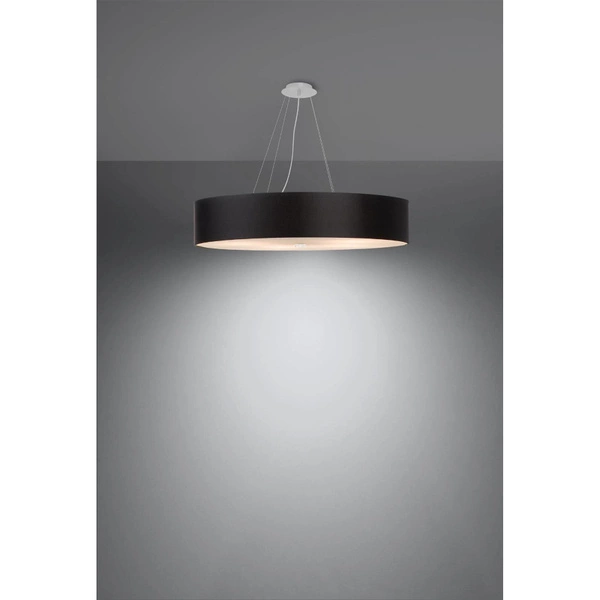 Lampa wisząca SKALA SL.0804, 80cm, czarna, 6x60W E27