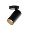 Reflektor sufitowy natynkowy MONO I BLACK GOLD wys. 10,5cm GU10 | czarny/złoty 7763