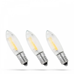 LED ŻARÓWKA CHOINKOWA E-10 10-55V/0,2W WW SPECTRUM 3-PACK