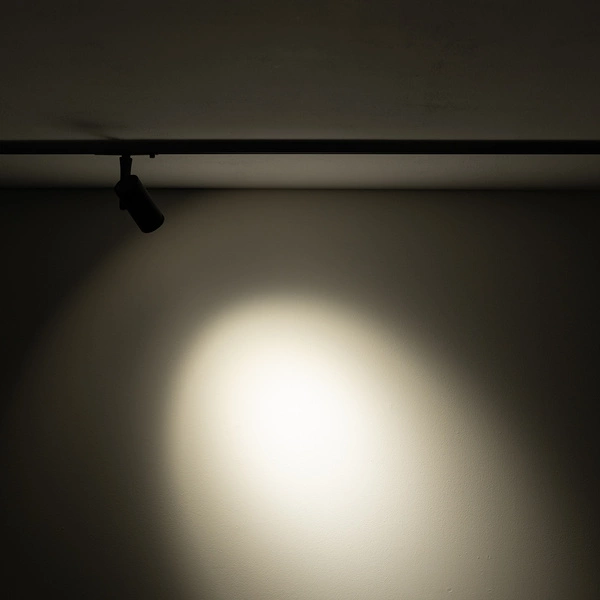 SPOT ZOOM LED 7W 3000K 300lm szer.5.7cm wys.14.5cm do szynoprzewodów NANO-LVM | Czarny 11715