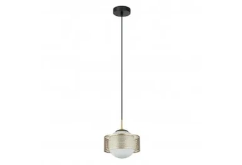 Lampa wisząca Lomica śr. 25cm E27 | złoty