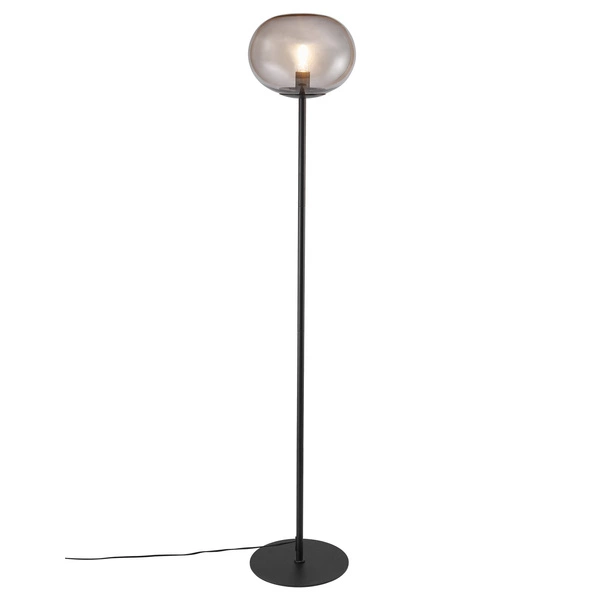 Lampa stojąca ALTON E27 25W Szkło | Czarny