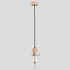 Lampa wisząca ALFA TANTUM DREWNIANA 1xE27 13cm | 60380