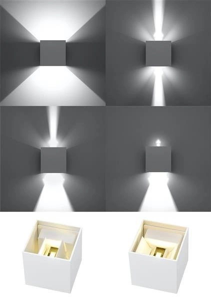 Kinkiet LUCA biały LED IP54