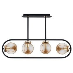 Lampa sufitowa ALFA SARAN CZARNA 4xE14 15cm | 62148