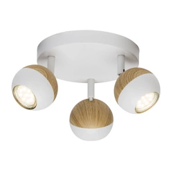 Lampa sufitowa spot Scan Brilliant 3x3W Biały Metal