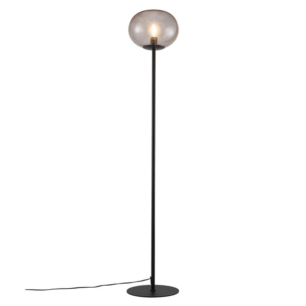 Lampa stojąca ALTON E27 25W Szkło | Czarny