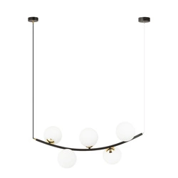 Lampa wisząca Emibig RITZ 5 BL OPAL 1298/5