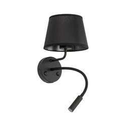 MAJA BLACK KINKIET  + USB 10203
