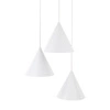 CONO WHITE LAMPA WISZĄCA 3 KOŁO 10012