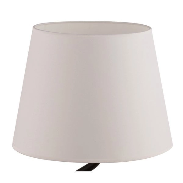 Stylowa lampka biurkowa stołowa nocna LIZBONA LAMPKA czarny/biały 50227