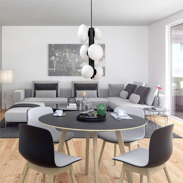 1194 OMI LAMPA WISZĄCA CZARNY