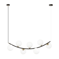 Lampa wisząca Emibig RITZ 7 BL OPAL 1298/7