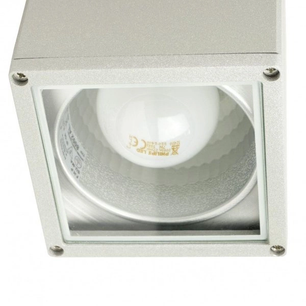 Lampa sufitowa przed wejście do domu IP54 E27 ADELA 8003 AL | srebrny