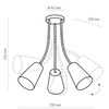 Lampa sufitowa WIRE KIDS 1711 3xE27 1711